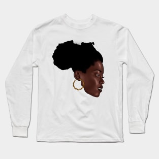 Mama Africa, Black Girl Magic, Love African Woman, Turban Woman, African Beauty. Long Sleeve T-Shirt